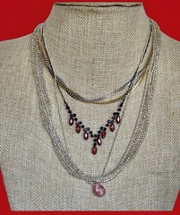 Lot of 9 Vintage Avon Necklaces, Bracelets & Anklet, Some Adjustable
