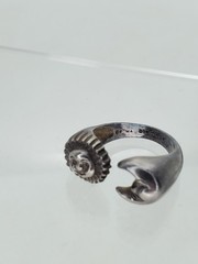 Vintage Sterling Celestial Ring Sun Moon Ring Sterling Silver 925 Sz 6 Wrap Ring