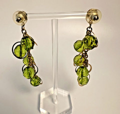 10 PAIRS Statement Earrings 1980s 1990s incl Erwin Pearl, Clip and Post Styles