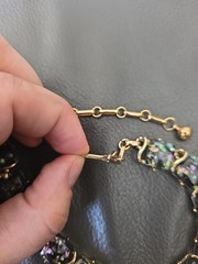 Vintage CORO Confetti Thermoset Lucite Necklace