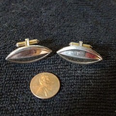 Vintage Men’s Cufflinks Mixed Metals Blue Stone Gold Silver Blue White Lot of 6