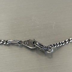 Vintage Hecho En Mexico Sterling Silver Chain Necklace 20 1/2” 3.8G