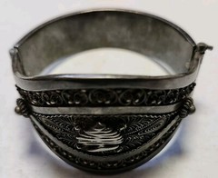 Vintage Berber Bracelet Kabe 850 Silver Morocco