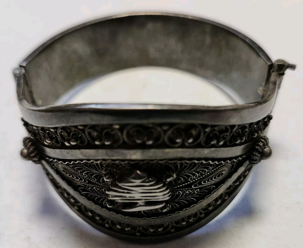 Vintage Berber Bracelet Kabe 850 Silver Morocco