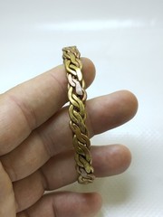 FANTASTIC RARE BOHEMIAN BERBER BRONZE TWISTED BRACELET – TENSION BANGLE BRACELET