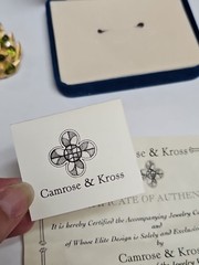 Vtg JBK CAMROSE & KROSS Jaqueline Kennedy Signed JBK USA Greek Coin Brooch