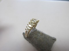 Stunning 14k Gold 1.03 ctw Marquise Diamond Ring Band Size 7 VS1-I MAKE OFFER