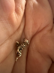 Vintage Sterling Silver Angel Fairy Charm Pendant