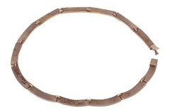 Mexico Taxco Choker Necklace ca. 1940 5.5″ D x .3125″ W x 15.5″ L