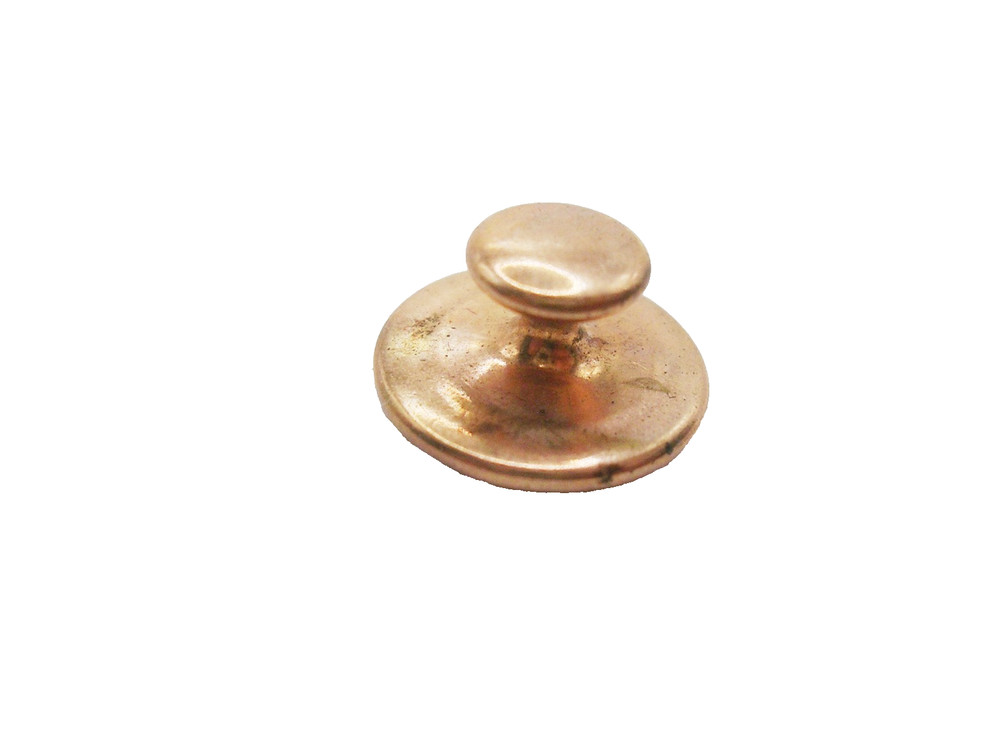 Antique Hard Collar Stud Mother of Pearl Cleric Button