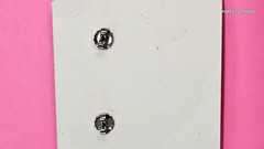 VINTAGE LADY REMINGTON earing pendent & pin set gold tone, colored square stones