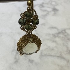 Anthony Nak lemon quartz & prasiolite Earrings – 18Kt yellow gold