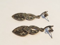 Vintage Sterling Silver, 0.925, Earrings