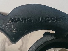 Marc Jacobs Signed Runway Statement Brooch Crystal Modernist Black Cloud 3.2″