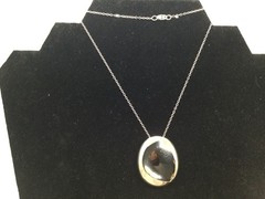 Vintage Stephen B. Perfume Locket And Chain From The 1970s