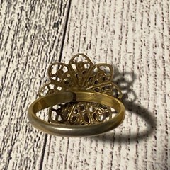 Vintage 1-7/8” CARVED RESIN ROSE Flower Brooch plus Pendant & Ring Lot