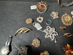 Lot of Vintage Costume Jewelry All Signed Sara Cov, Judy Lee, AAI, Trifani