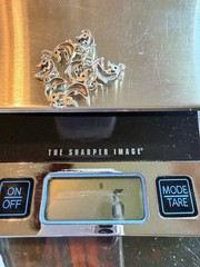 Vtg 925 Sterling Silver Sz 7.5”-6g MOP Dolphin Bracelet!
