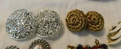 Vintage Earrings Large Lot WEISS CORO COVENTRY MONET Rhinestones 16 Pairs