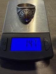 Vintage Military Us Army Returned Class Ring ( 10.4% Palladium)