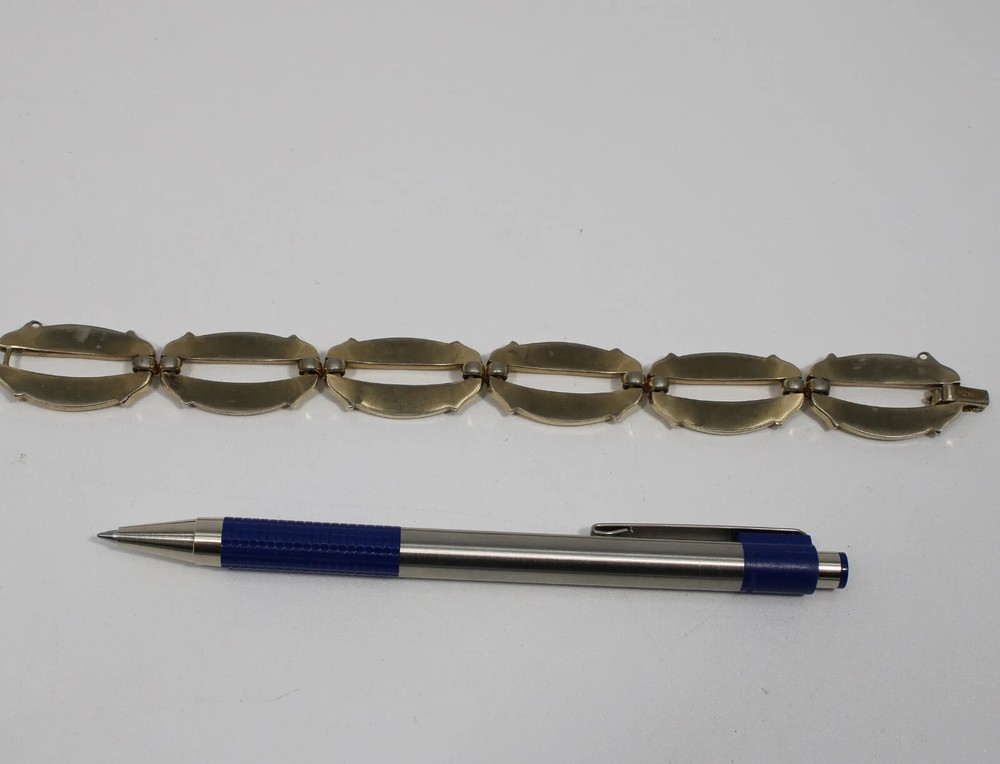 Vintage Monet Art Deco Style Fashion Bracelet – 1970’S – 1990’s