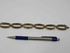 Vintage Monet Art Deco Style Fashion Bracelet – 1970’S – 1990’s