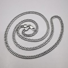 Vintage Signed Sterling Silver Chain Necklace 22.05in (56cm) 0.47oz (13.22g)