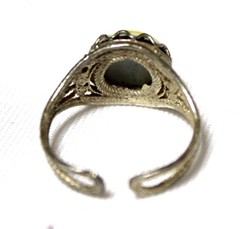 Vintage Russian Hand Painted Enamel Rings 3 Variation Finift Technique #85,86,90