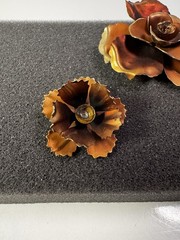 Vintage Coro Jewelry Brooch And Pair Of Clip On Earrings See Description