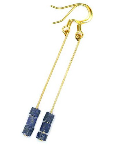 Ancient 3000BC Assyrian Armenian Lapis Lazuli Earrings Persia Gem of the Heavens
