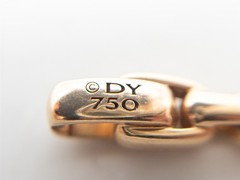 $8000 DAVID YURMAN Signed 5mm 18k Yellow Gold Mens EVERYDAY Bracelet 18g 8″