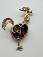 Vintage Townley Rooster Brooch