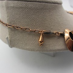 Vintage Renoir Necklace Black Inlay MCM 18 Inch