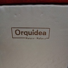 Vintage Orquidea Majorca man made Pearl & Sterling Silver Jewelry Set Velvet Box