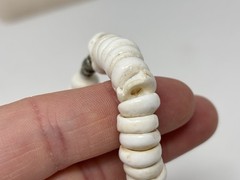 Vintage Puka Shell Necklace 18.5″ Surfer Hawaiian 10mm 83 grams