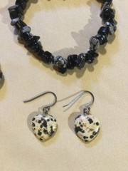 Estate Semiprecious Gemstone Agate Jewelry Lot~925 Sterling Silver Earrings &