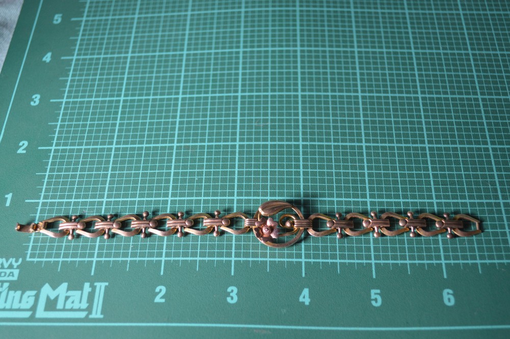 Vintage 10K Gold Filled L.S.P.Co. Bracelet 9.6 Grams