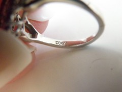 Vintage Sterling Silver Natural Irradiated Pink Tourmaline Halo Ring Size 7