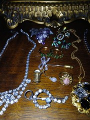 Vintage Rhinestone Jewelry Lot
