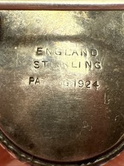 BUTTERFLY WINGS STERLING ENGLAND ANTIQUE JEWELRY 6 grams