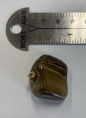 Vintage Tigers Eye Necklace Pendant (No Chain Included)
