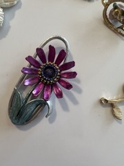 Pendant Charm Lot Resin, Metal, Enamel Flowers Leaves Jewelry Gold & Silver Tone