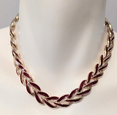 Vtg Costume Jewelry Necklace Signed Lot Faux Pearl Rhinestone Napier Monet Coro