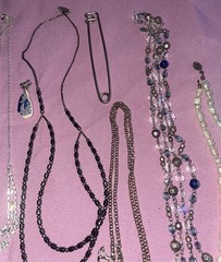 Vintage Estate Costume Jewelry Lot Rings Bracelet Necklace Earrings Pins