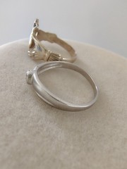 Vintage 925 Sterling Silver Ring Lot 6pc Adjustable Stackable Tested Pinky Toe