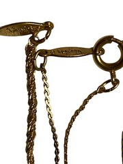 4 Napier Chain Necklaces, 3 Gold Tone, 1 Silver Tone Varies Lengths