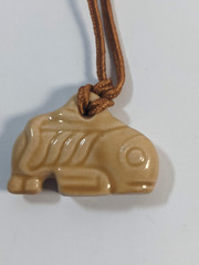 Vintage Free Willy 2 Mystical Whale Pendant Ceramic With Original Cord *READ