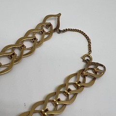 Vintage Signed MMA Gold Tone Chain 16.5” Necklace (8317)
