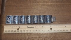 Large SIAM LOT Panel Bracelet Earrings Brooch Ring Niello Dancer Sterling 925
