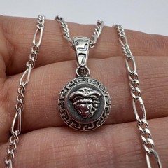 Vintage Sterling Silver 925 Stamped Necklace Pendant Chain 5.50g Women’s Jewelry